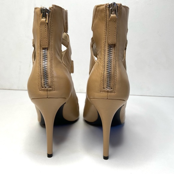 NINE WEST Nude Cage Style High Heel Ankle Bootie -Delfina- - Picture 11 of 16